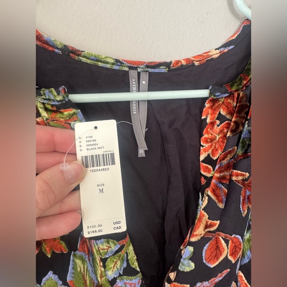 NWT Anthropologie Somerset Velvet Mini Dress with Pockets – Medium - Picture 4 of 12